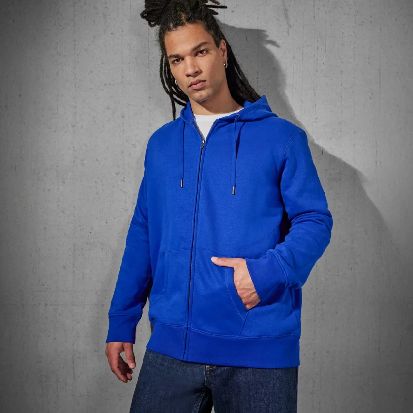 Hoodie zip à personnaliser marque de vêtement