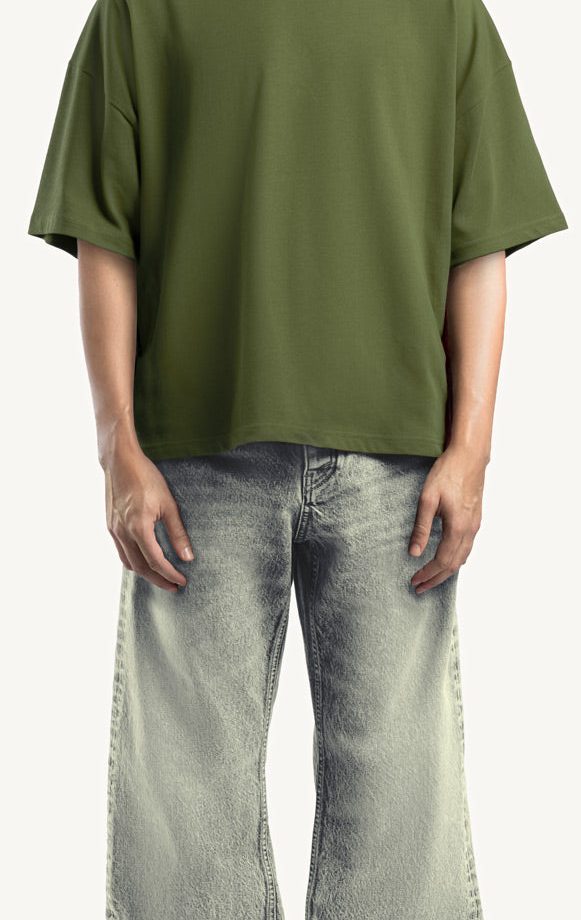 Boxy t-shirt made in Portugal à personnaliser LA MERCHERIE